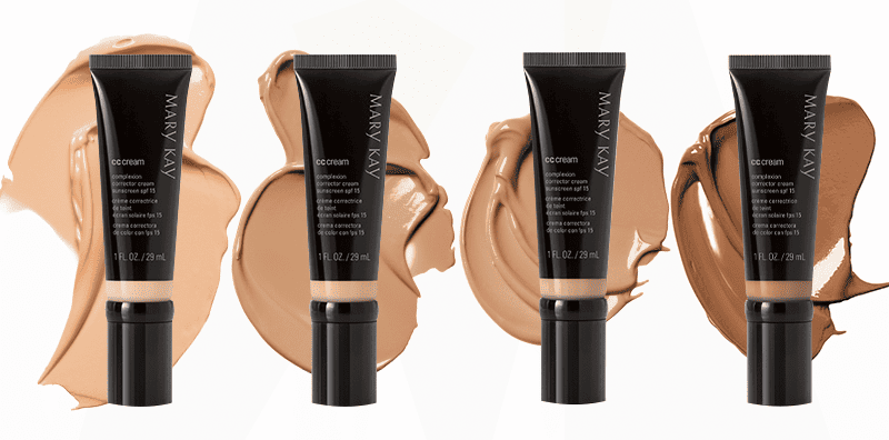 Fotografia da embalagem do CC Cream Mary Kay, utilizada para ilustrar artigos sobre base mary kay cores.