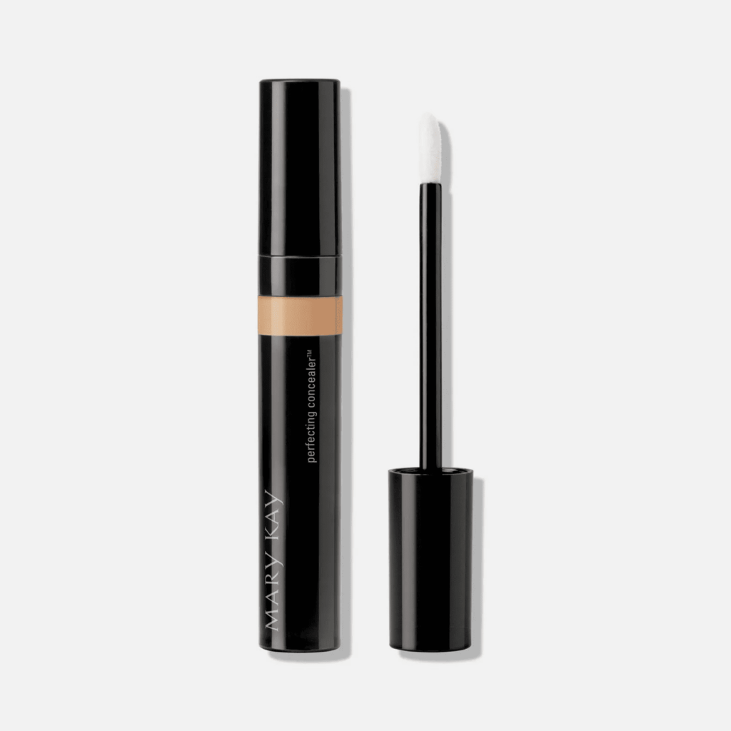 Fotografia do Perfecting Concealer Mary Kay, utilizada pra ilustrar artigo sobre o melhor corretivo para olheiras.