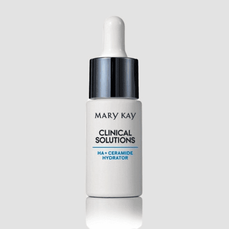 Fotografia da embalagem do hidratante Mary Kay Clinical Solutions HA + Ceramide Hydrator.