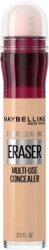 Fotografia da embalagem do corretivo Maybelline Age Rewind - Eraser, utilizado para ilustrar artigo sobre o melhor corretivo para olheiras.