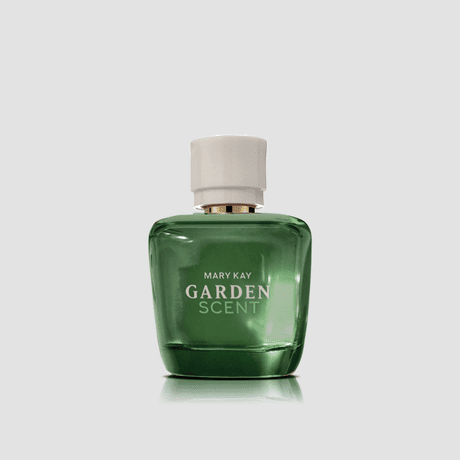 Fotografia da embalagem do perfume Garden Scent, utilizada para ilustrar artigo sobre qual o melhor perfume mary kay.